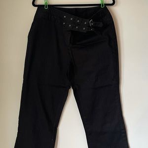 Black Dressy Capri Pants